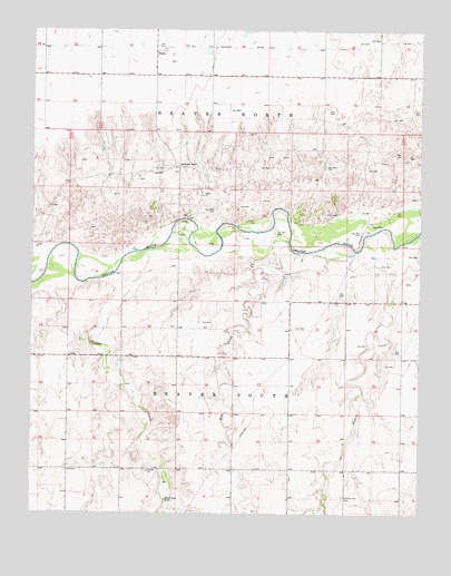 Floris, OK USGS Topographic Map