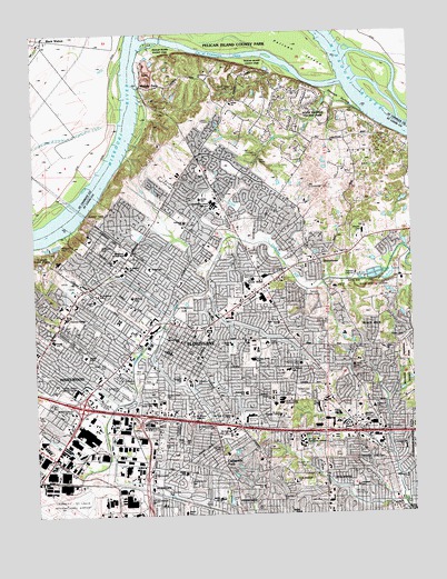 Florissant, MO USGS Topographic Map