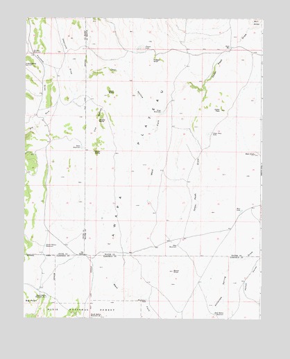 Flossie Knoll, UT USGS Topographic Map