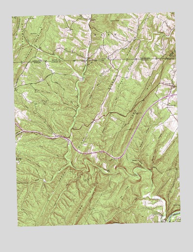 Artemas, PA USGS Topographic Map