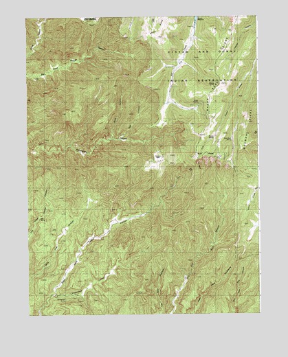 Floy Canyon North, UT USGS Topographic Map