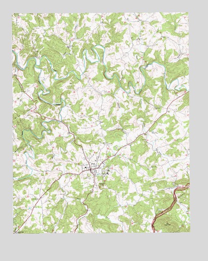 Floyd, VA USGS Topographic Map