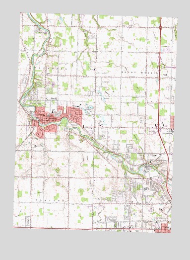 Flushing, MI USGS Topographic Map