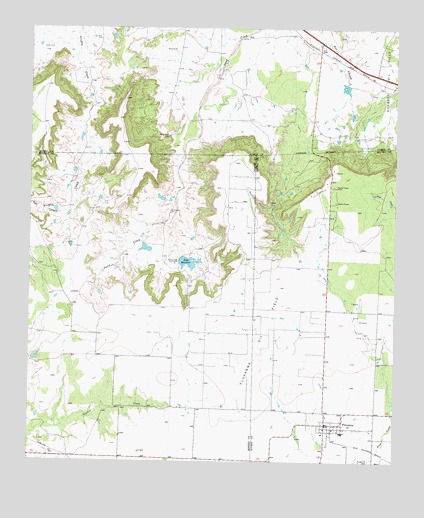 Fluvanna, TX USGS Topographic Map