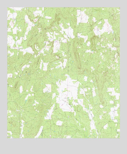 Fly Gap, TX USGS Topographic Map