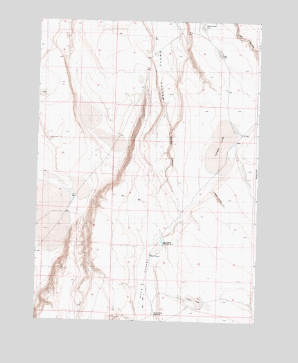 Flybee Lake, OR USGS Topographic Map
