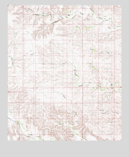 Flying H, NM USGS Topographic Map