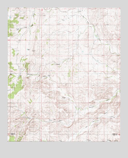Flying H NW, NM USGS Topographic Map