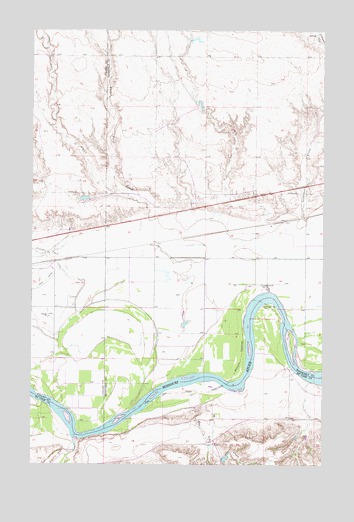 Flynn Creek South, MT USGS Topographic Map