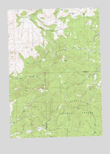 Foley Butte, OR USGS Topographic Map