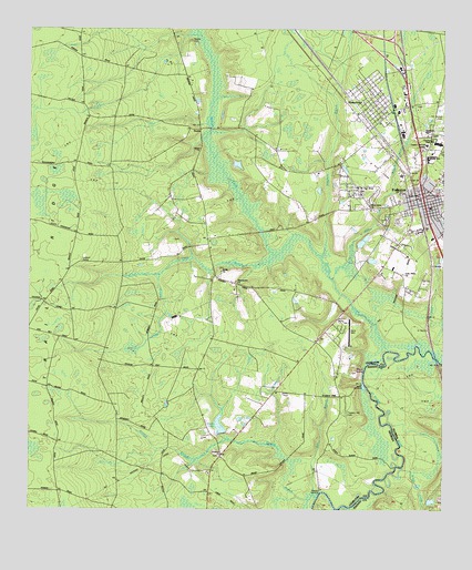 Folkston, GA USGS Topographic Map