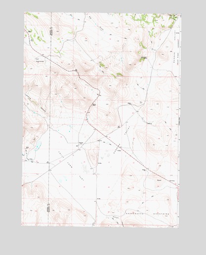 Folly Farm, OR USGS Topographic Map
