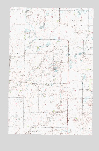 Fonda, ND USGS Topographic Map