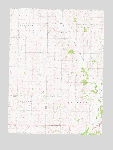 Fontanelle SW, IA USGS Topographic Map