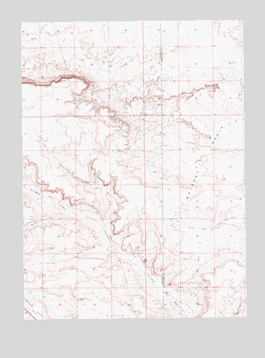 Fontenelle SE, WY USGS Topographic Map