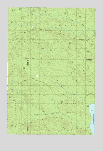 Fool Brook, ME USGS Topographic Map