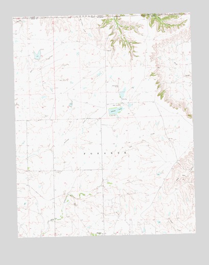 Foraker North, OK USGS Topographic Map