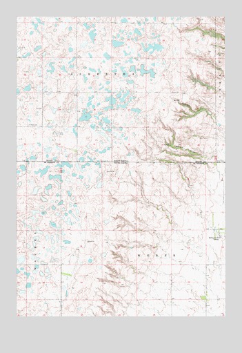 Forbes NW, SD USGS Topographic Map