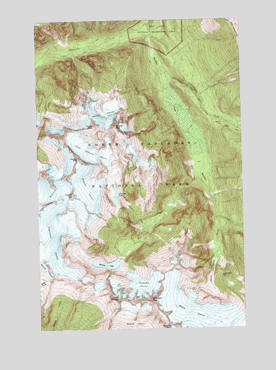 Forbidden Peak, WA USGS Topographic Map