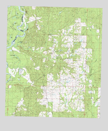 Fords Creek, MS USGS Topographic Map