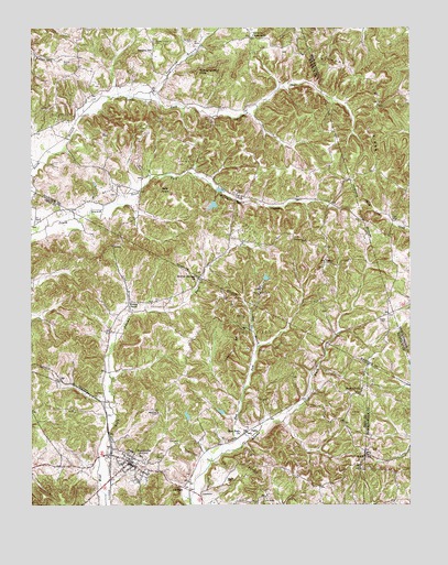 Fordsville, KY USGS Topographic Map