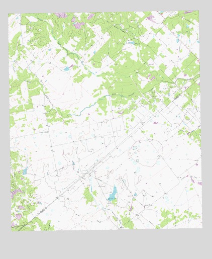 Fordtran, TX USGS Topographic Map