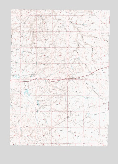 Artesian Draw, WY USGS Topographic Map