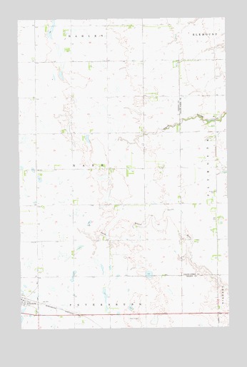 Fordville SW, ND USGS Topographic Map
