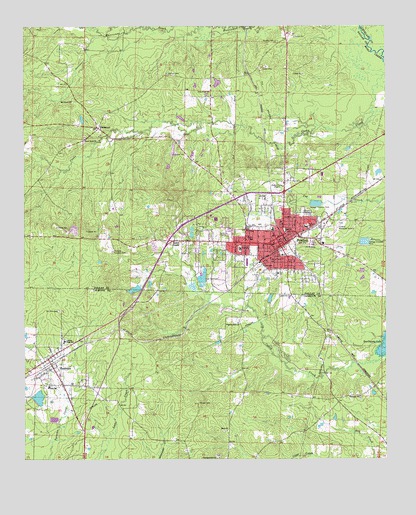 Fordyce, AR USGS Topographic Map