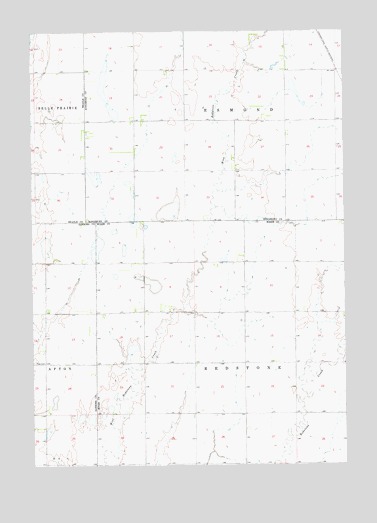 Artesian NE, SD USGS Topographic Map