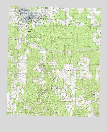 Forest, MS USGS Topographic Map