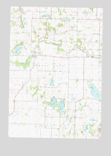 Forest City, MN USGS Topographic Map