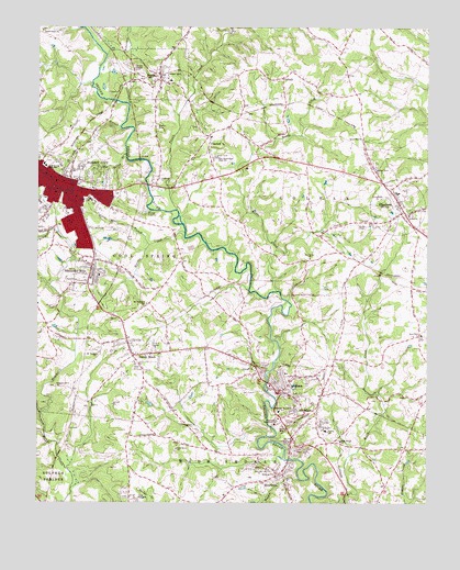 Forest City, NC USGS Topographic Map