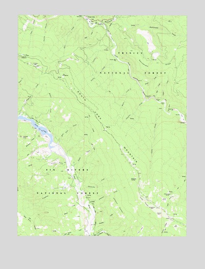 Forest Glen, CA USGS Topographic Map