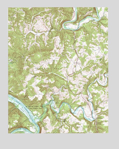 Forest Hill, WV USGS Topographic Map