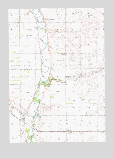 Forestburg, SD USGS Topographic Map