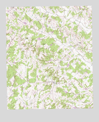 Forestburg, TX USGS Topographic Map