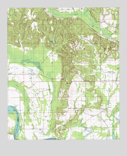 Forester, AL USGS Topographic Map