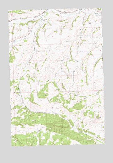Forestgrove, MT USGS Topographic Map