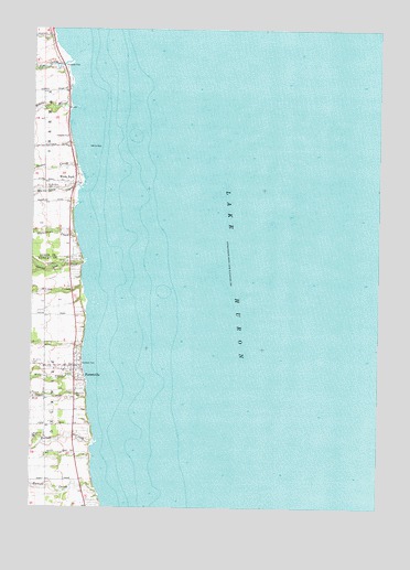 Forestville, MI USGS Topographic Map