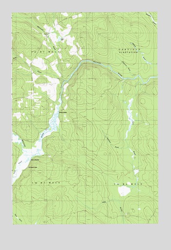 Forks of Machias, ME USGS Topographic Map