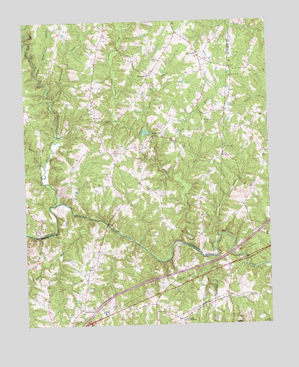 Forksville, VA USGS Topographic Map
