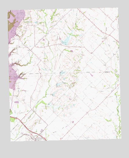 Forney North, TX USGS Topographic Map
