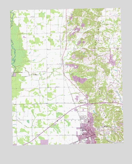 Forrest City, AR USGS Topographic Map