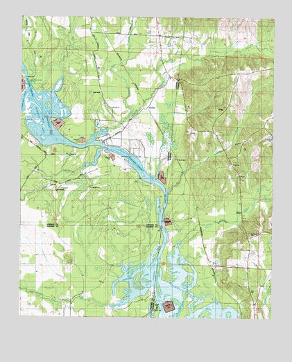 Forreston, MS USGS Topographic Map