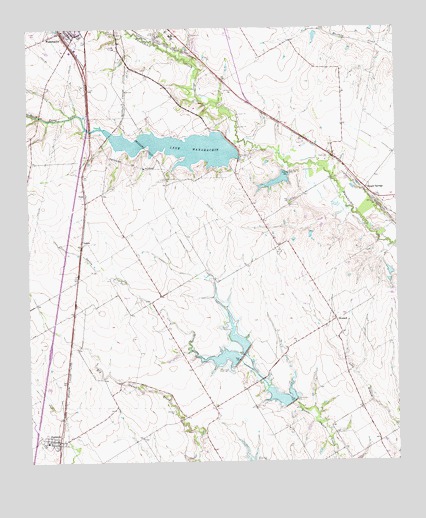 Forreston, TX USGS Topographic Map