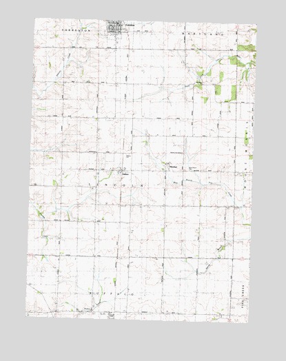 Forreston South, IL USGS Topographic Map