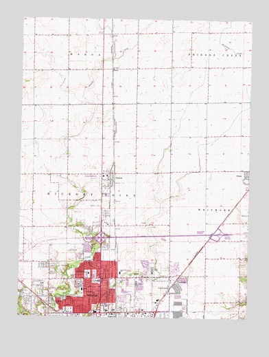 Forsyth, IL USGS Topographic Map