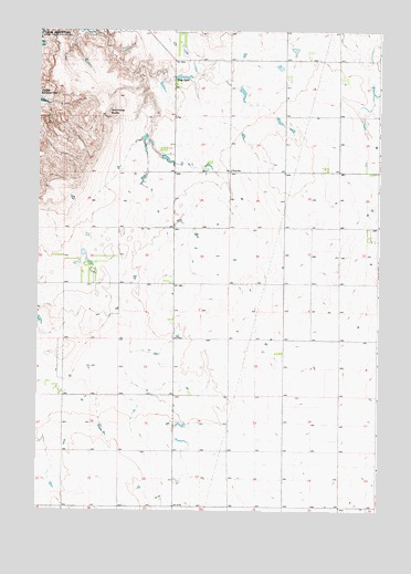 Artichoke Butte, SD USGS Topographic Map