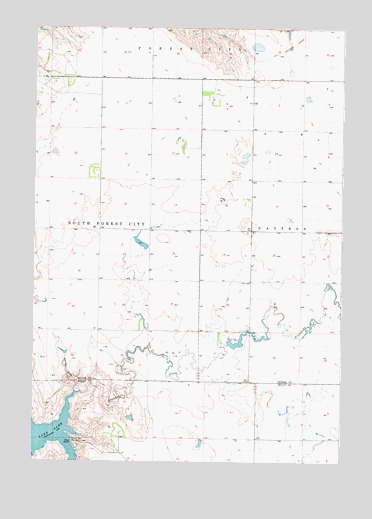 Artichoke Butte NE, SD USGS Topographic Map